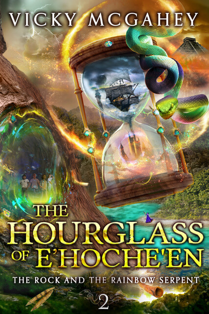 The Hourglass of e'Hoche'en. Books Vicky McGahey